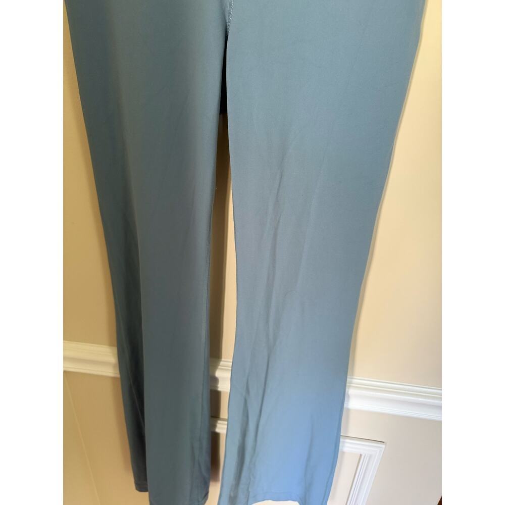 Lululemon | Utility Blue Groove Super High Rise Flared Pants Nulu Activewear- 8 - Picture 5 of 11